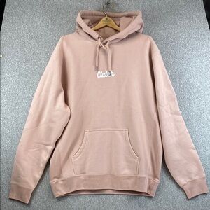 Independent Trading Co XL Clutch thick oversized sweatshirt petal pink unisex